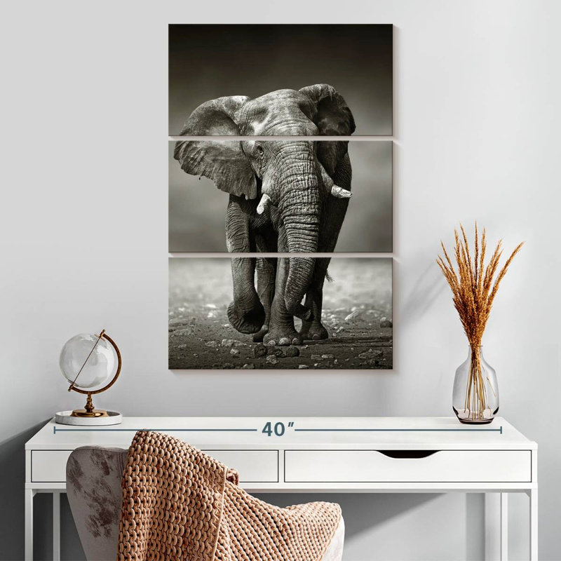Brampt Namibian Elephant, 32" H x 20" W