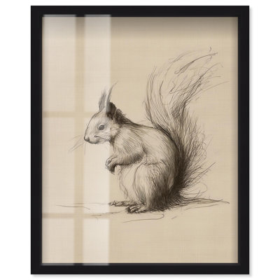 Art mural rétro Tailwind S croquis «Shadowbox» par Art Remedy, cadre noir, 20 x 24