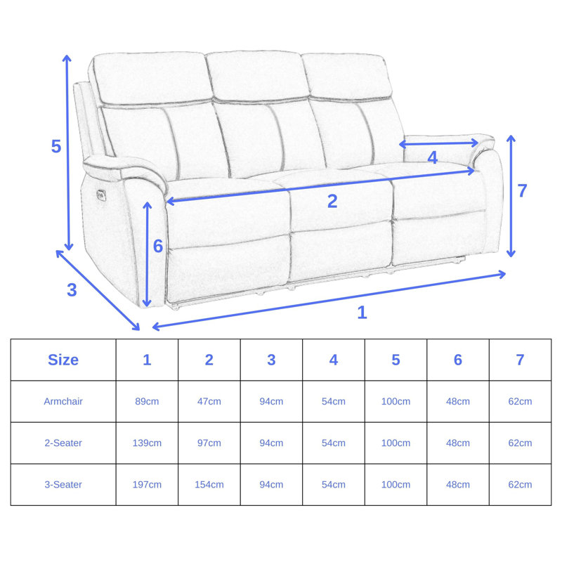 Windsor Powerglide Power Recliner Real Leather Sofa With USB Charging, 1, Pearl Gray