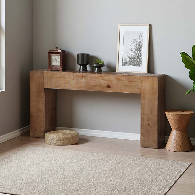 Console Minimalist, Bois naturel