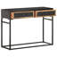 Console en bois de manguier massif 39,4 po x 13,8 po x 29,5 po