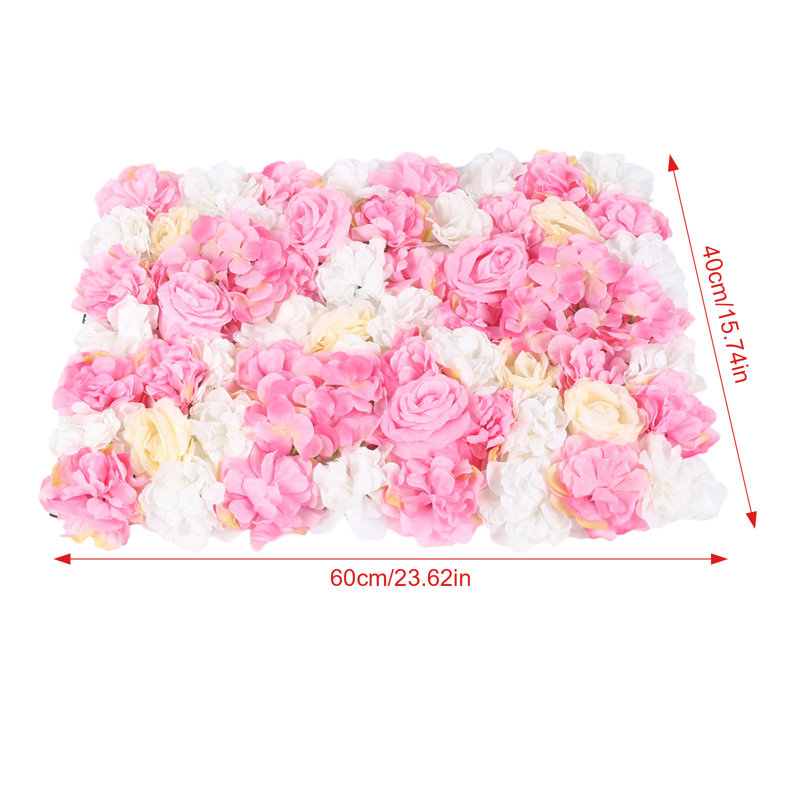 Plantes et fleurs, décoration murale sur tissu pour mariage