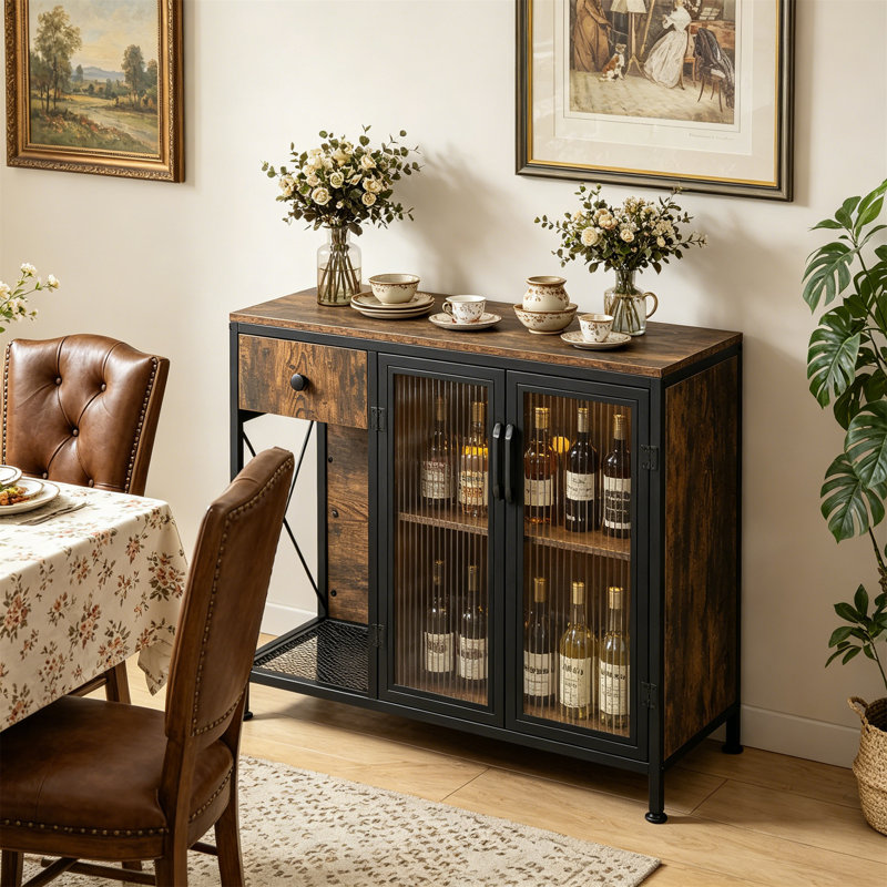 87cm W Chest of Drawers, Brown