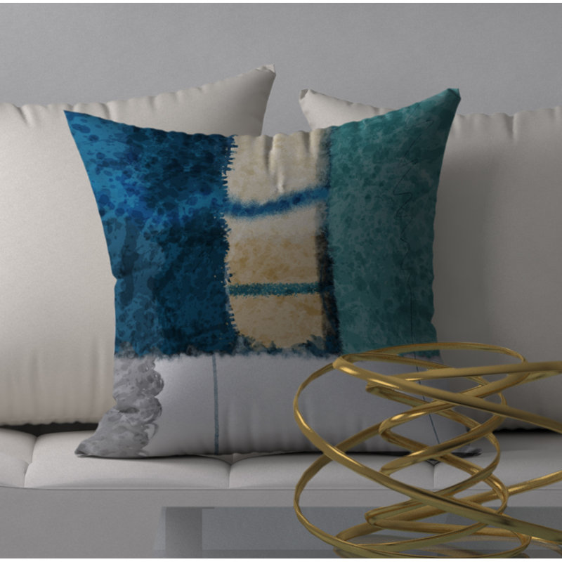 Housse de coussin carrée/insert, 20 po X 20 po
