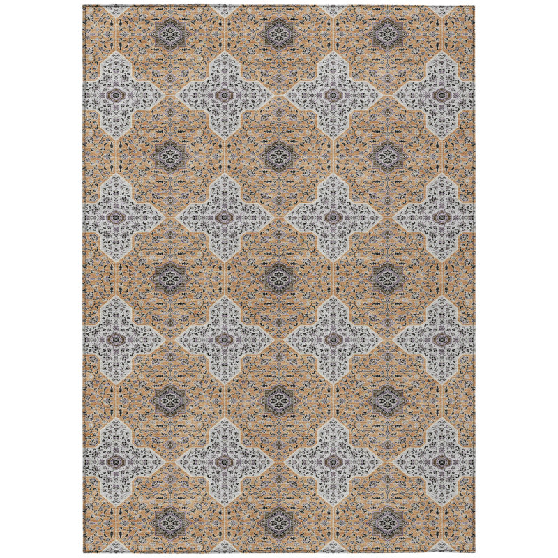 Machine Washable Indoor/Outdoor Chantille ACN2410 Global Rug, Rectangle 9' x 12'
