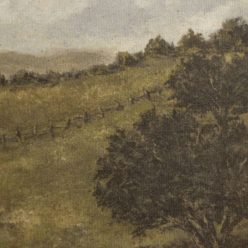 The Fenceline Painting by Lori Marie, 24" H x 32" W