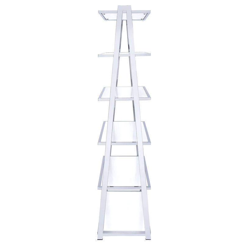 Modern 6-shelf Bookshelf In White And - Stylish Storage Choice Versatile Home Decor