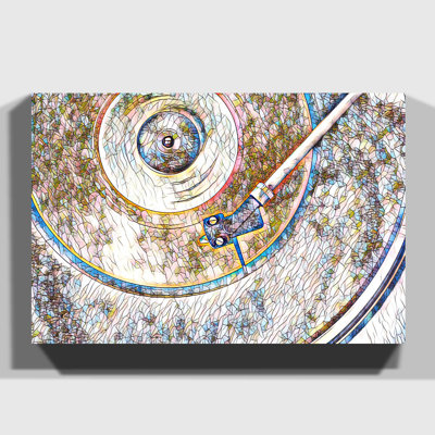 Turntable Record Vinyl - Wrapped Canvas