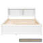 Lit plateforme double en bois massif-513216268