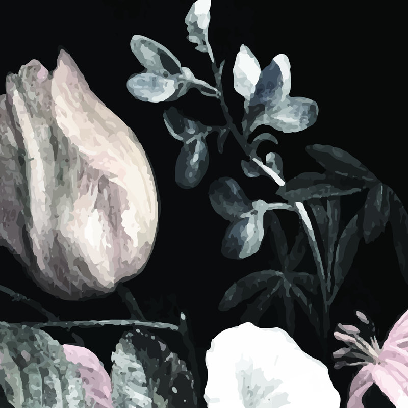 Floral Wallpaper, Non-Pasted