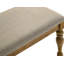 Ensemble de 6 pièces en chêne naturel antique avec banc Halt Whistle 