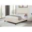Grand lit plateforme tapissier