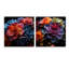 «Colorful Succulents Come Alive» - ensemble de 2 verres muraux en acrylique-865478644
