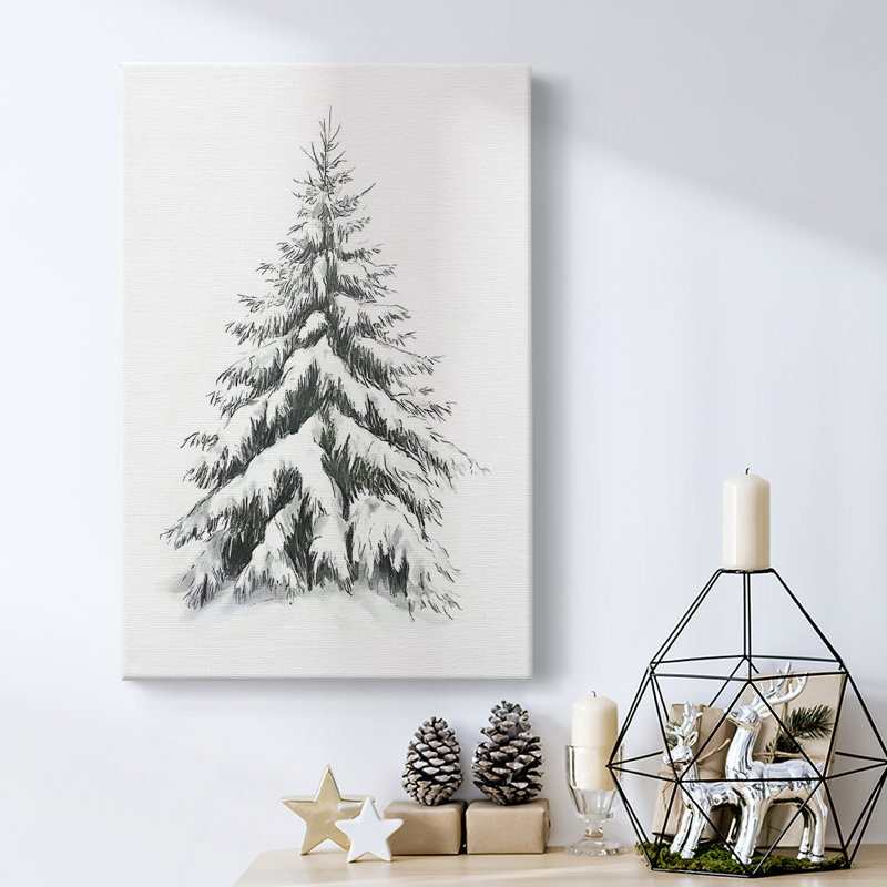Art des Fêtes de Noël - Toile tendue avec châssis VI, H 48 po x l 32 po