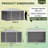 10 ft. W X 8 ft. D Outdoor Metal Storage Shed for Garden Patio Furniture and Tools-97651718