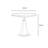 Nut-brown Round Solid Wood Dining table-1452377831