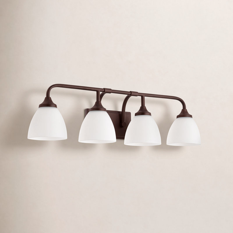 Momsen 4-Light Vanity Light, Oiled Bronze