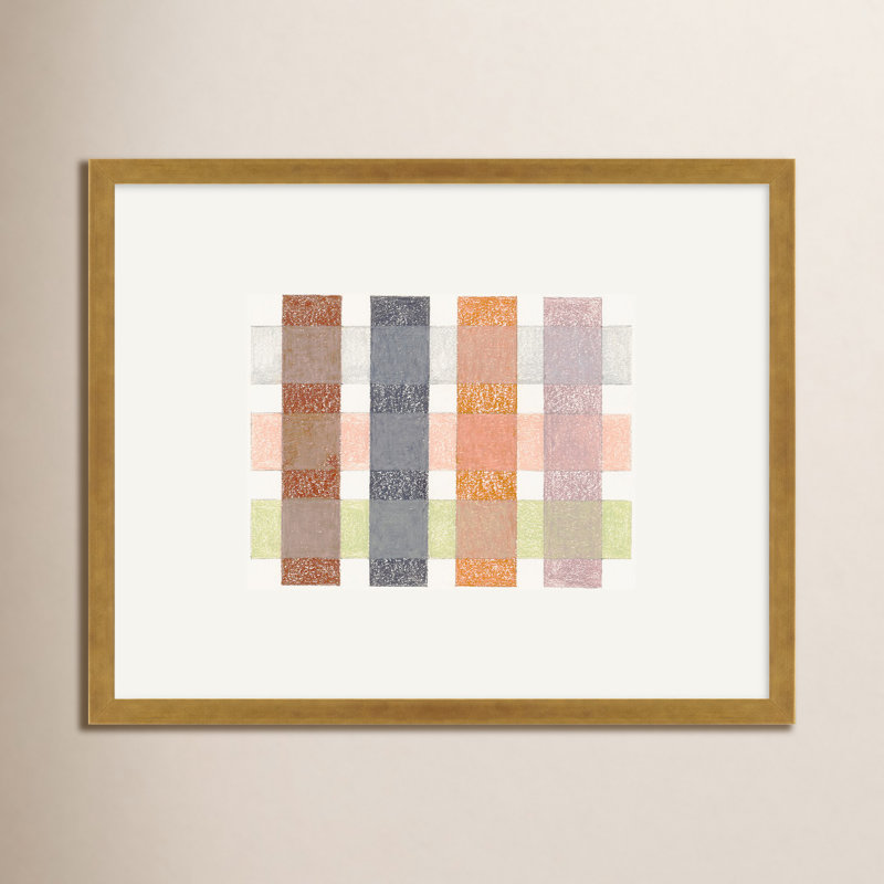 Gridlock VI Print by Beth James, Gold Framed, 20" W x 16" H