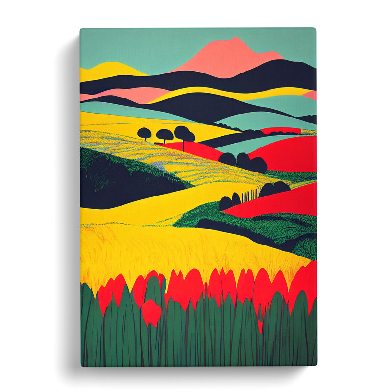 Cyndra Spring Landscape - Wrapped Canvas, 50cm H x 35cm W x 3cm D