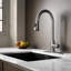 Robinet de cuisine avec douchette extractible 