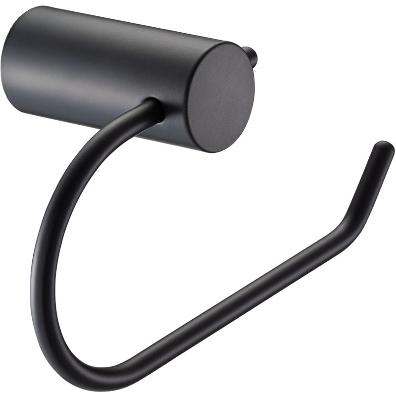 Porte-papier Euro Pure Form - noir mat, Matte Black
