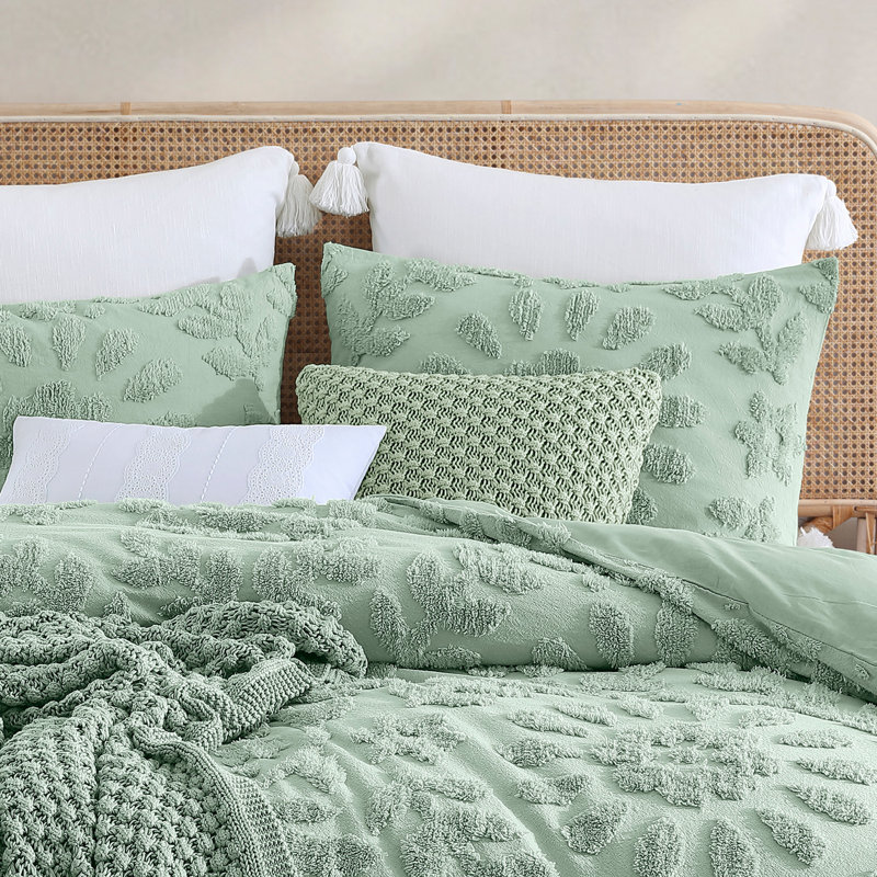 Sage Crochet Knit 20" x 20" Decorative Pillow