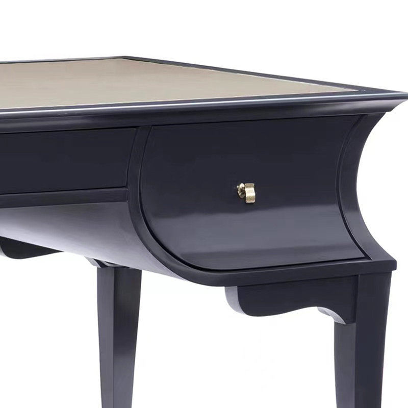 Bureau d'écriture moderne avec rangement à trois tiroirs