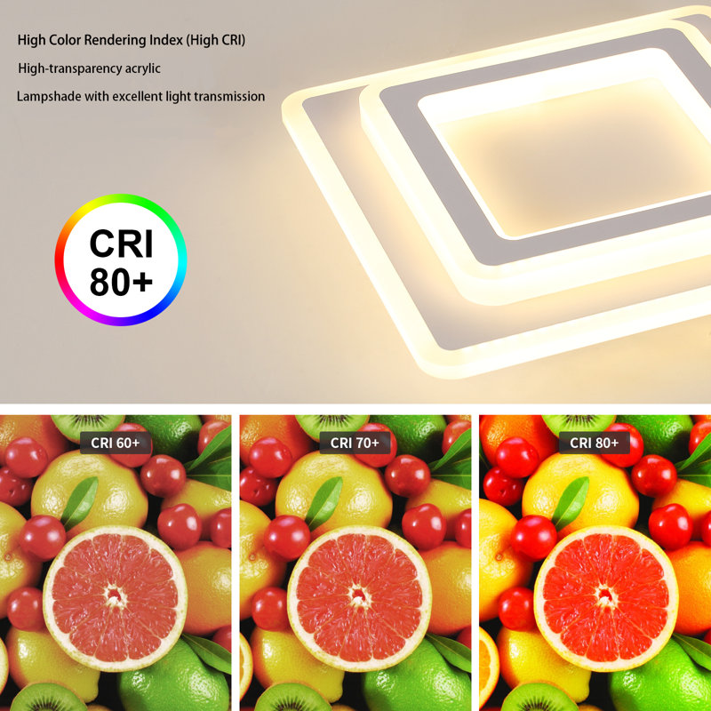 Square 29Cm  Acrylic LED Ceiling Light
