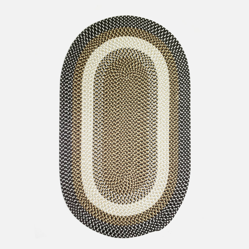 Tapis tressé intérieur / extérieur Edenborn Marin, Ovale 12 po x 13 po