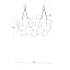 Medium Oval Leather Fringe Chandelier-1531697400