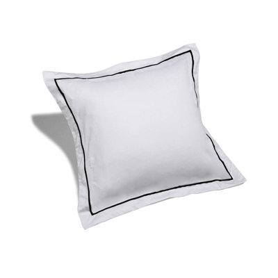 400TC Single Embroidery Sateen Cotton Euro Sham