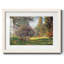 The Park par Monet - Impression encadrée rustique avec tableau mat-1472820028