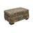 Union Rustic Model Rectangular Upholstered Ottoman in Superflauge Camo Fabric