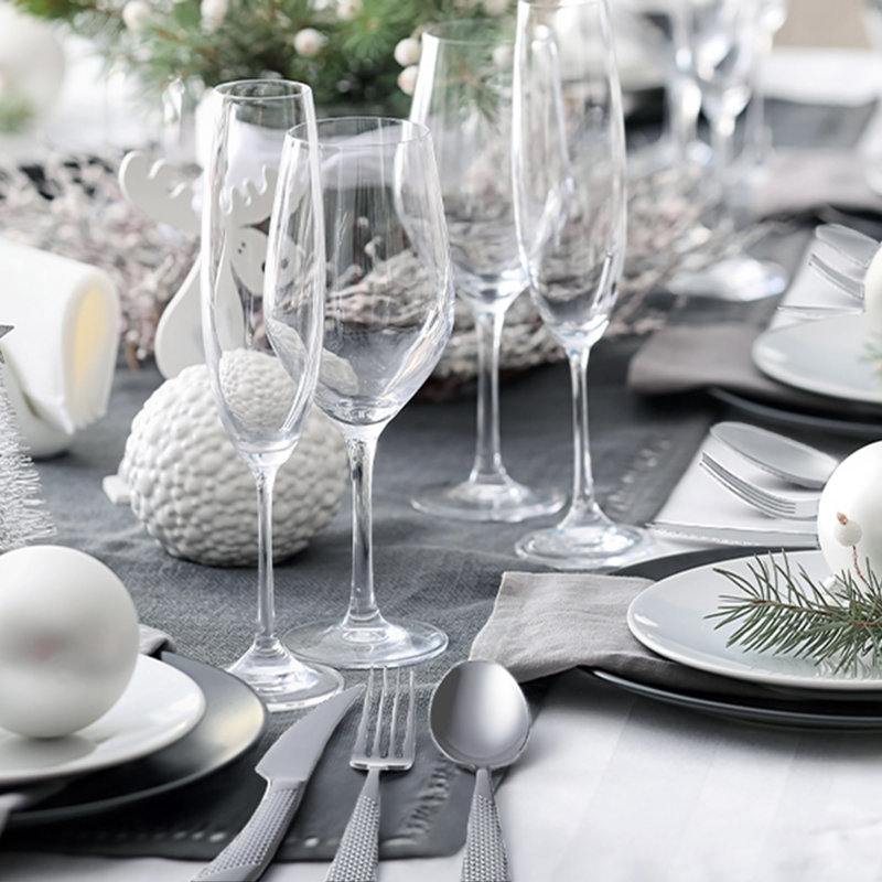 ClassicLiving Blethyn 20 Piece Stainless Steel Cutlery Set , Service for 4, Silver colors