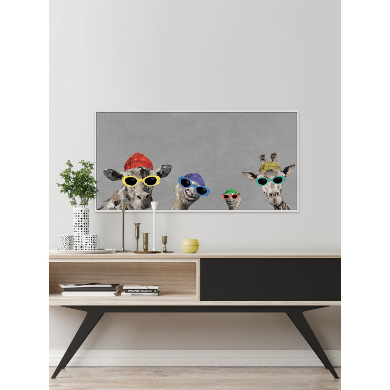Reproduction encadrée sur toile «The Artist III», H 18 po x l 36 po x P 1,5 po