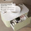 30" Small Wall Mounted Floating Bathroom Vanity with Large Drawer, No Assembly Required-1696696819