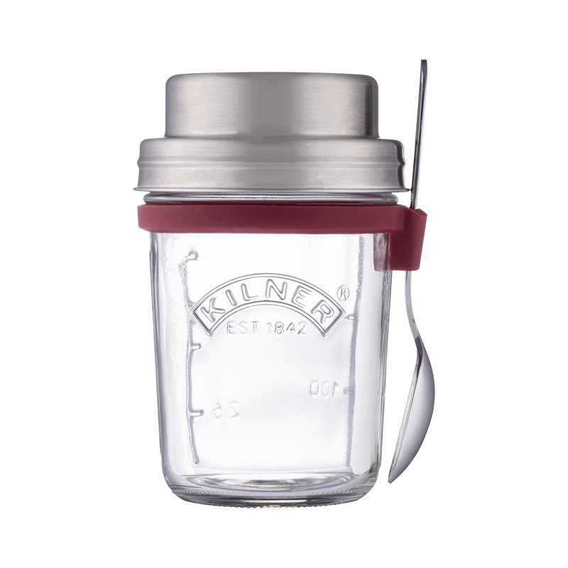 Kilner On The Go Glass Breakfast Jar 0.35L
