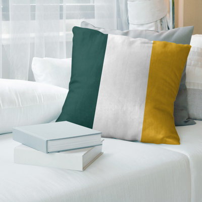 Striped Linen Reversible Pillow Cover