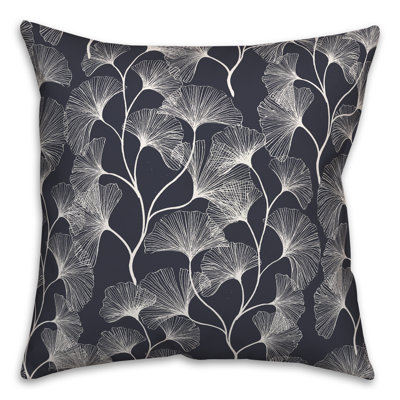 Floral Outdoor Reversible Throw Pillow