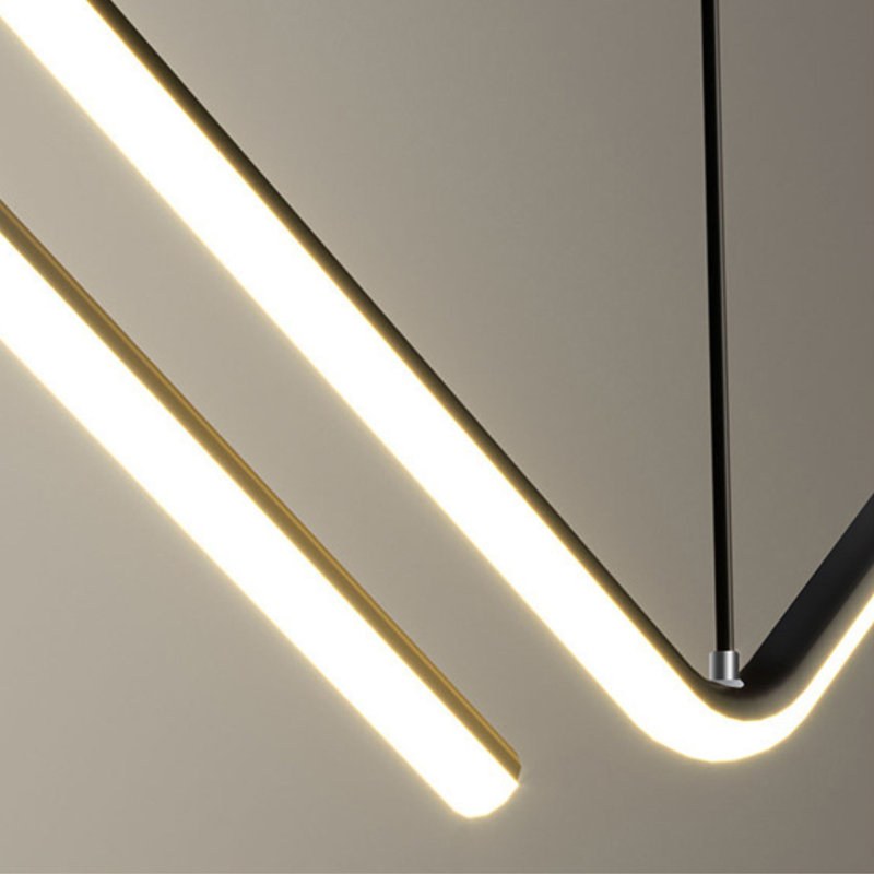 Yermolayeva 2 - Light Kitchen Island Linear LED Pendant with Rope Accents