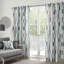 Cotton Semi Sheer Curtain Pair-616511831-616511828