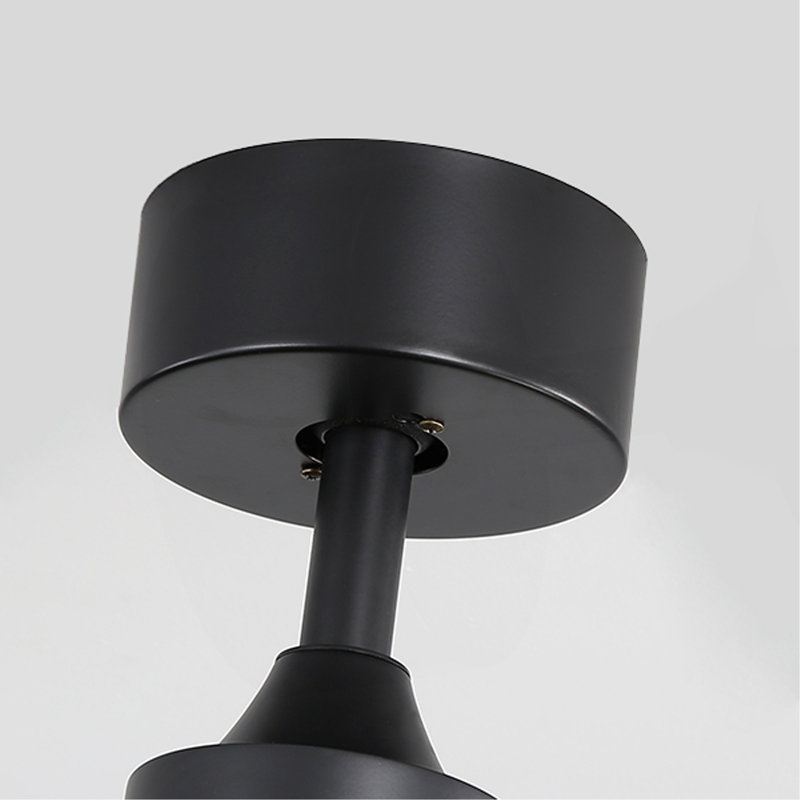 Ventilateur de plafond 60 pouces avec 3 lumières et 3 pales en bois massif