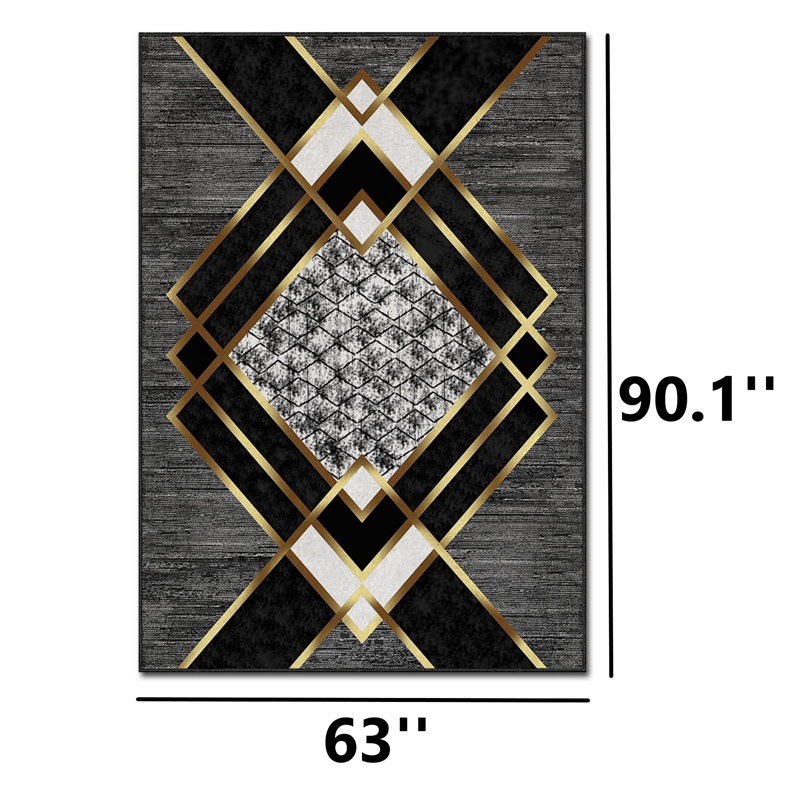 Thias Chevron Indoor Rug