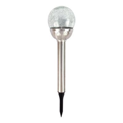 Solar Powered Metal Pathway Light