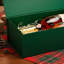 Paquet de 5 boîtes-cadeaux de Noël vert avec couvercle 13,88 po x 8,38 po x 4,55 po. Le couvercle magnétique comprend une carte de voeux / un ruban / un rembourrage / des autocollants parfaits pour offrir.-318132033