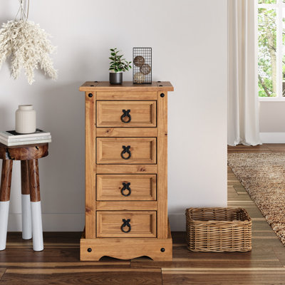 Bridewell 4 Drawer Bedside Table