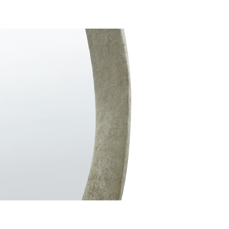 Cadeon Fabric Wavy Wall Mirror