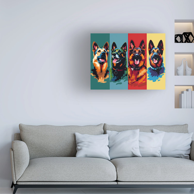 Art sur toile, bolognaise, rouleau, H 14 po x l 19 po