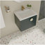 Meuble-lavabo 24 po avec lavabo, pour petite salle de bain, meuble-lavabo avec porte-120102230-120102229