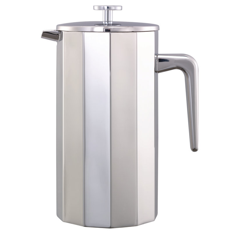 Cafetière à piston en acier inoxydable Service Ideas, 33,8 oz